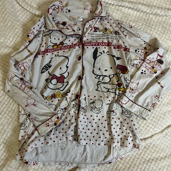 Pochacco medium dog cartoon 2 piece pj set - Picture 2 of 6